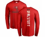 Tampa Bay Buccaneers #40 Mike Alstott Red Backer Long Sleeve T-Shirt