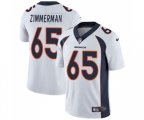 Denver Broncos #65 Gary Zimmerman White Vapor Untouchable Limited Player Football Jersey