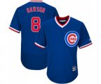 Chicago Cubs #8 Andre Dawson Royal Blue Flexbase Authentic Collection Cooperstown Baseball Jersey