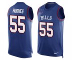 Buffalo Bills #55 Jerry Hughes Limited Royal Blue Player Name & Number Tank Top Football Jersey