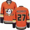 Anaheim Ducks #27 Scott Niedermayer Authentic Orange Third NHL Jersey