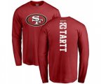 San Francisco 49ers #29 Jaquiski Tartt Red Backer Long Sleeve T-Shirt