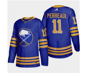 Buffalo Sabres #11 Gilbert Perreault 2020-21 Home Authentic Player Stitched Hockey Jersey Royal Blue