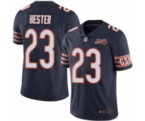 Chicago Bears #23 Devin Hester Navy Blue Team Color 100th Season Limited Football Jersey