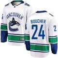 Vancouver Canucks #24 Reid Boucher Fanatics Branded White Away Breakaway NHL Jersey