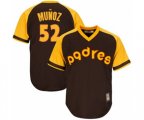 San Diego Padres Andres Munoz Replica Brown Alternate Cooperstown Cool Base Baseball Player Jersey