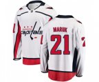 Washington Capitals #21 Dennis Maruk Fanatics Branded White Away Breakaway NHL Jersey