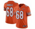 Chicago Bears #68 James Daniels Orange Alternate 100th Season Limited Football Jersey