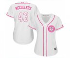 Women's Houston Astros #43 Lance McCullers Authentic White Fashion Cool Base Baseball Jersey