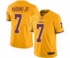 Washington Redskins #7 Dwayne Haskins Limited Gold Rush Vapor Untouchable Football Jersey