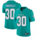 Miami Dolphins #30 Cordrea Tankersley Aqua Green Team Color Vapor Untouchable Limited Player NFL Jersey