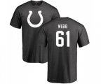 Indianapolis Colts #61 J'Marcus Webb Ash One Color T-Shirt