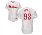 Philadelphia Phillies #93 Pat Neshek White Home Flex Base Authentic Collection Baseball Jersey