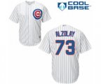 Chicago Cubs Adbert Alzolay Replica White Home Cool Base Baseball Player Jersey