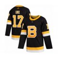 Boston Bruins #17 Milan Lucic Authentic Black Alternate Hockey Jersey
