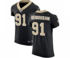 New Orleans Saints #91 Trey Hendrickson Black Team Color Vapor Untouchable Elite Player Football Jersey