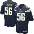 Los Angeles Chargers #56 Korey Toomer Game Navy Blue Team Color NFL Jersey