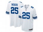 Dallas Cowboys #25 Xavier Woods Game White NFL Jersey