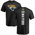 Jacksonville Jaguars #68 Earl Watford Black Backer T-Shirt
