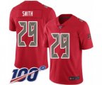 Tampa Bay Buccaneers #29 Ryan Smith Limited Red Rush Vapor Untouchable 100th Season Football Jersey