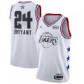 Los Angeles Lakers #24 Kobe Bryant White Basketball Jordan Swingman 2019 All-Star Game Jersey