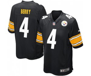 Pittsburgh Steelers #4 Jordan Berry Game Black Team Color Football Jersey