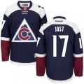 Colorado Avalanche #17 Tyson Jost Premier Blue Third NHL Jersey