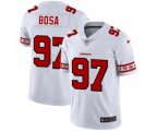 San Francisco 49ers #97 Nick Bosa White Team Logo Cool Edition Jersey