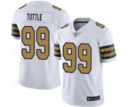 New Orleans Saints #99 Shy Tuttle Limited White Rush Vapor Untouchable Football Jersey