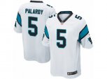 Carolina Panthers #5 Michael Palardy Game White NFL Jersey