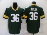 Green Bay Packers Retired Player #36 LeRoy Butler Nike Green Vapor Limited Jersey