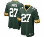 Green Bay Packers #27 Josh Jones Game Green Team Color Football Jersey