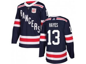 Adidas New York Rangers #13 Kevin Hayes Navy Blue Authentic 2018 Winter Classic Stitched NHL Jersey