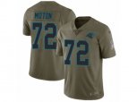 Carolina Panthers #72 Taylor Moton Limited Olive 2017 Salute to Service NFL Jersey