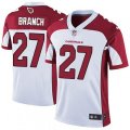 Arizona Cardinals #27 Tyvon Branch White Vapor Untouchable Limited Player NFL Jersey