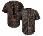 Boston Red Sox #1 Bobby Doerr Authentic Camo Realtree Collection Flex Base Baseball Jersey