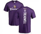 Minnesota Vikings #11 Laquon Treadwell Purple Backer T-Shirt