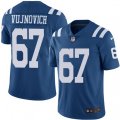Indianapolis Colts #67 Jeremy Vujnovich Limited Royal Blue Rush Vapor Untouchable NFL Jersey
