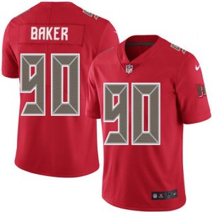 Tampa Bay Buccaneers #90 Chris Baker Limited Red Rush Vapor Untouchable NFL Jersey