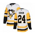 Pittsburgh Penguins #24 Dominik Kahun Authentic White Away Hockey Jersey