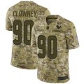 Houston Texans #90 Jadeveon Clowney Limited Camo 2018 Salute to Service NFL Jersey
