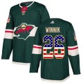 Minnesota Wild #26 Daniel Winnik Authentic Green USA Flag Fashion NHL Jersey