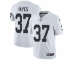 Oakland Raiders #37 Lester Hayes White Vapor Untouchable Limited Player Football Jersey