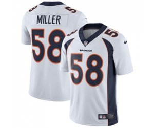 Denver Broncos #58 Von Miller White Vapor Untouchable Limited Player Football Jersey