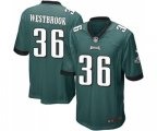 Philadelphia Eagles #36 Brian Westbrook Game Midnight Green Team Color Football Jersey