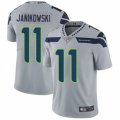 Seattle Seahawks #11 Sebastian Janikowski Grey Alternate Vapor Untouchable Limited Player NFL Jersey