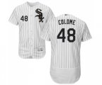 Chicago White Sox #48 Alex Colome White Home Flex Base Authentic Collection Baseball Jersey