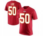Kansas City Chiefs #50 Darron Lee Red Rush Pride Name & Number T-Shirt