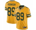 Green Bay Packers #89 Dave Robinson Limited Gold Rush Vapor Untouchable Football Jersey