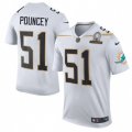 Miami Dolphins #51 Mike Pouncey Elite White Team Rice 2016 Pro Bowl NFL Jersey